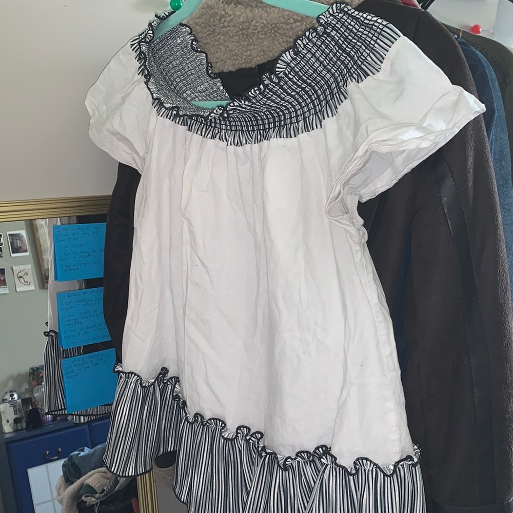 White Off the Shoulder Blouse